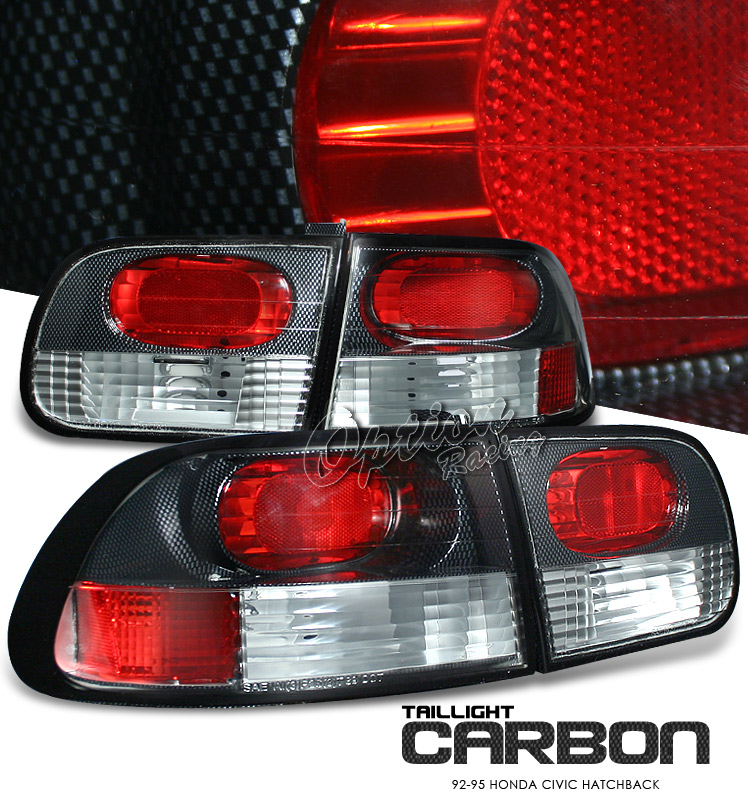 98 Carbon civic fiber honda light tail
