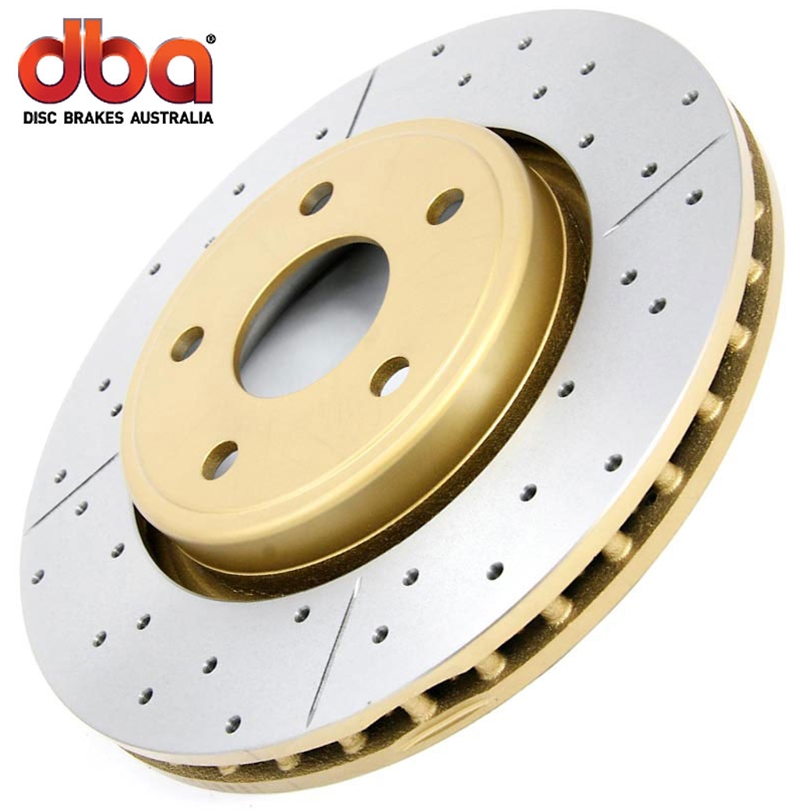 Chevrolet Suburban 2500 3/4 Ton 2wd 2000-2005 Dba Street Series Cross Drilled And Slotted - Front Brake Rotor