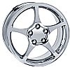 2000 Chevrolet Corvette  17x8.5 5x4.75 +56 2000 Corvette Chrome With Cap 