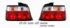 1992 Bmw 3 Series  4dr Red / Clear Euro Tail Lights