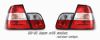 2000 Bmw 3 Series  4dr Red / Clear Euro Tail Lights