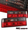 1986 Bmw 3 Series   Red / Clear Euro Tail Lights