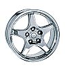 1992 Chevrolet Corvette  17x11 5x47.5 +36 C4 Zr1 Style Wheel -  Chrome With Cap 