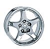 1996 Chevrolet Corvette  17x9.5 5x4.75 +54 C4 Zr1 Style Wheel - Chrome With Cap 
