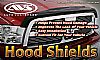 Nissan Frontier 1998-2000  Bugflector™ Hood Shield (smoke)