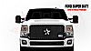 2012 Ford Super Duty (except Harley Edition)  - Rbp Rx Series Studded Frame Main Grille Black 1pc