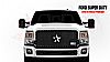 Ford Super Duty (except Harley Edition) 2011-2012 - Rbp Rx Series Studded Frame Main Grille Black 1pc