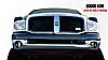 Dodge Ram 1500/2500/3500 2006-2008 - Rbp Rl Series Plain Frame Main Grille Black 2pc