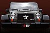 2011 Jeep Wrangler   - Rbp Rl Series Plain Frame Main Grille Black 1pc