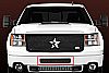 Gmc Sierra 2500hd, 3500 2007-2010 - Rbp Rl Series Plain Frame Bumper Grille Black 2pc