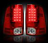 Dodge Ram 2010-2012 Red LED Tail Lights