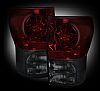 2012 Toyota Tundra  - 2012 LED Tail Lights Red Smoked