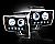Ford F150 2009-2011 Black Projector Headlights
