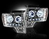 Ford F150 2009-2011 Chrome Projector Headlights