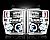 Ford Super Duty 2008-2010 Chrome Projector Headlights