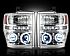 Ford Super Duty 2008-2010 Chrome Projector Headlights