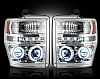 2009 Ford Super Duty  Chrome Projector Headlights