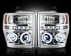 2009 Ford Super Duty  Chrome Projector Headlights