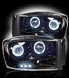 2006 Dodge Ram  Black Projector Headlights