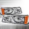 Chevrolet Silverado 2003-2006 Clear Bumper Lights 