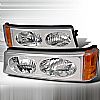 Chevrolet Silverado 2003-2006 Clear Bumper Lights 