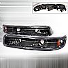 Chevrolet Suburban 2000-2006 Black Bumper Lights 