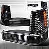 Jeep Grand Cherokee 1993-1998 Black Bumper & Corner Lights 