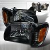 Toyota Tacoma 2001-2004 Black Euro Headlights  