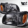 Toyota Tacoma 2001-2004 Black Euro Headlights  