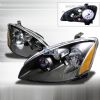 Nissan Altima 2002-2004 Black Euro Headlights  