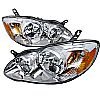 Toyota Corolla 2003-2008 Chrome Euro Headlights  