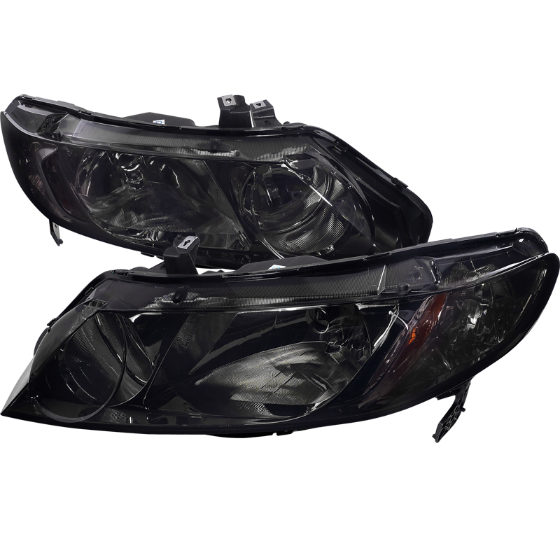 Honda civic smoked headlights #6