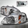 Honda Civic 1999-2000 Chrome Euro Headlights  