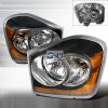 Dodge Durango 2004-2006 Black Euro Headlights  