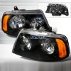 Lincoln Navigator 2003-2005 Black Euro Headlights  