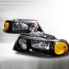 Lincoln Navigator 1998-2002 Black Euro Headlights  