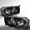 Dodge Ram 2002-2005 Black Euro Headlights  