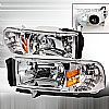 Dodge Ram 1994-2001 Chrome Euro Headlights  