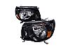 Toyota Tacoma 2005-2011 Black Euro Headlights  