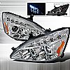 Honda Accord  2003-2007 Chrome Halo Projector Headlights  W/LED'S