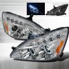 Honda Accord 2003-2011Halo LED  Projector Headlights - Chrome  