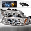 Honda Accord  1994-1997 Chrome Halo Projector Headlights  W/LED'S