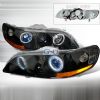 Honda Accord  1998-2002 Black Halo Projector Headlights  