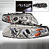 Dodge Avenger  1997-2000 Chrome Halo Projector Headlights  W/LED'S