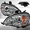 Mercedes Benz ML Class W163 1998-2001 Chrome Halo Projector Headlights  