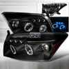 Dodge Caliber  2007-2012 Black Halo Projector Headlights  W/LED'S