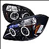 Chevrolet Cobalt  2005-2010 Gloss Black  Projector Headlights Smoke Lens 