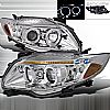 Toyota Corolla  2009-2010 Chrome Halo Projector Headlights  