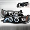 Toyota Corolla  1993-1997 Black Halo Projector Headlights  W/LED'S