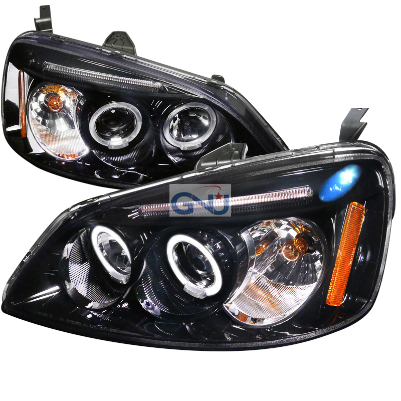 Install projector headlights 2001 honda civic #6